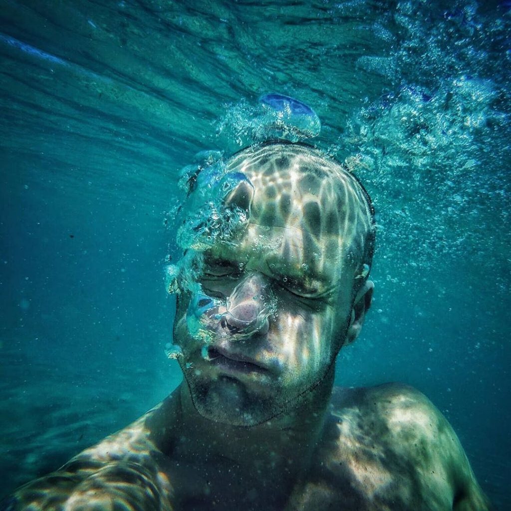 Mat Hawkes underwater